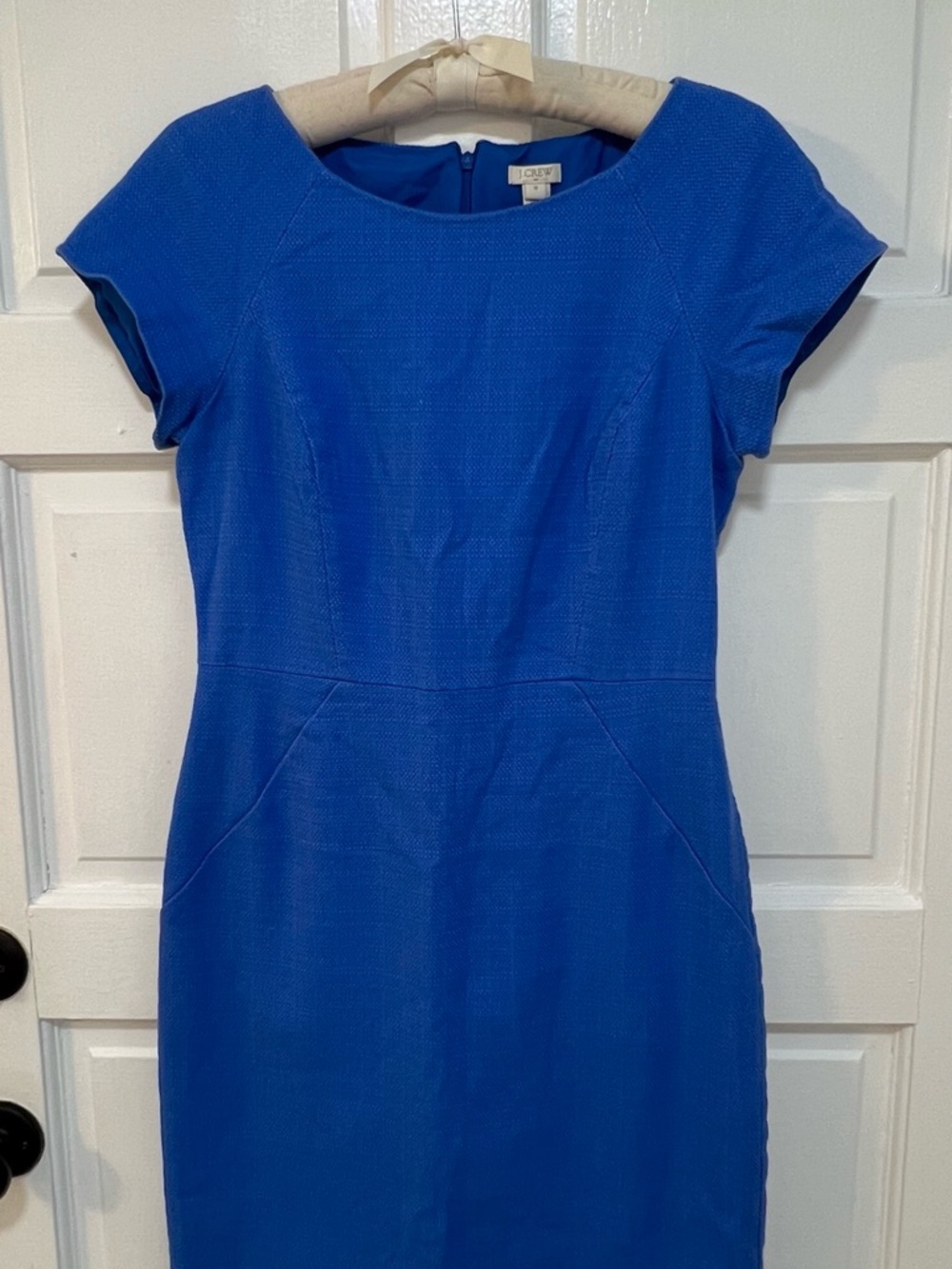 J. Crew Cobalt Blue Midi Sheath Dress